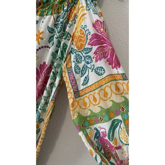 NWT Farm Rio Oasis Summer tropical one shoulder oversized floral dress-Small - Picture 6 of 12